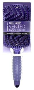 Pro Gel Grip Vented Hair Brush Gloss (Electric Blue Gloss)