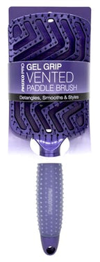 Pro Gel Grip Vented Hair Brush Gloss (Electric Blue Gloss)