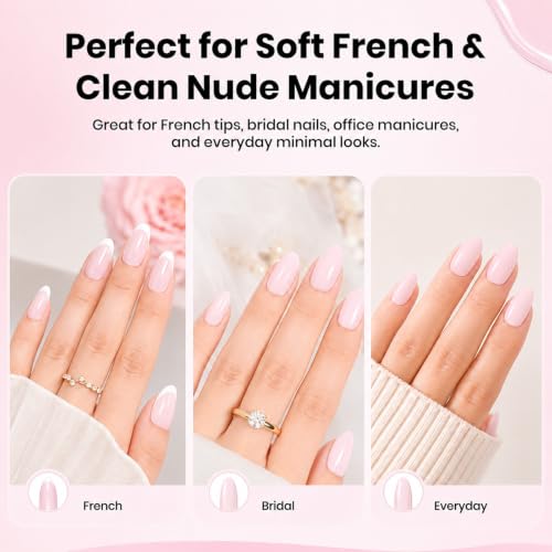 Beetles Pink Gel Polish (B - Creme Pink | Barely Pink)