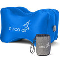 Inflatable Knee Pillow for Side Sleepers (Blue)
