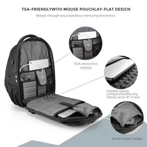 Design Men's Laptop Backpack for Women (Black/Blue)