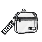 Rough Enough Clear Toiletry Bag Quart Size for Travel
