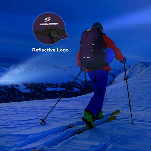 40L Hiking Backpack (40l Purple / 40l / Daypack Backpacks)