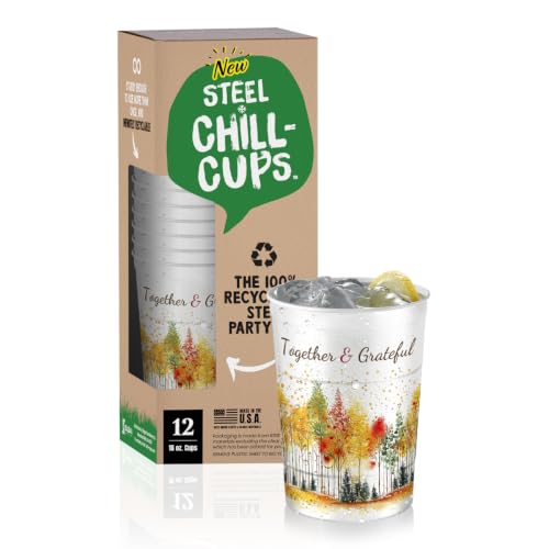 16 oz. Reusable Party Cups Together & Grateful (Together & Grateful / 12 Count)