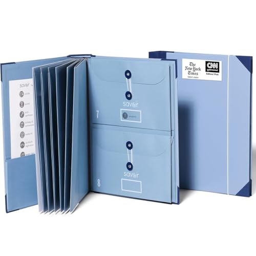 The Folio® Important Document Organizer by Savor (Blue / Document Organizer (English Version))