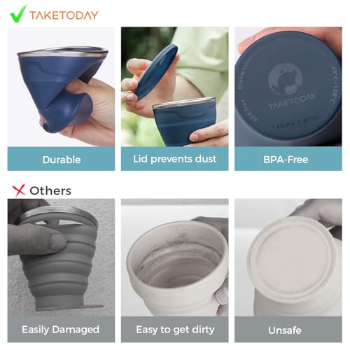 Collapsible Cup 8 oz (Navy)