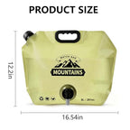 Camping Water Container (Beige & Green)