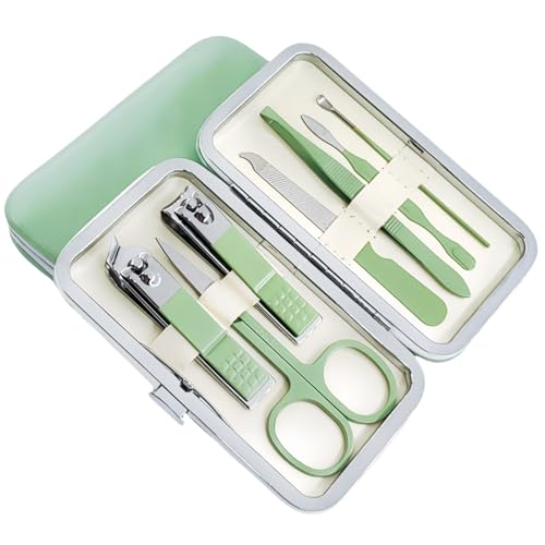7pcs Manicure Set (Green)
