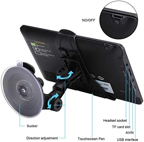 GPS Navigator for Car Truck RV, Latest 2025 Map, 7 inch Touch Screen Real Voice - Image 4