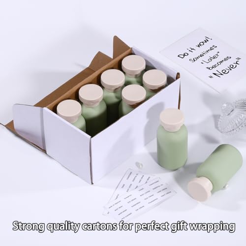 3.4 oz Plastic Small Travel Shampoo Bottles (Green / 3.4 oz)
