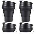 2PACK Collapsible Coffee Cup (Black / 2 x 20 Ounces)
