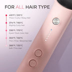 Ring Hair Straightener Brush (Sakura Pink)