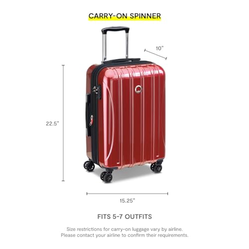Helium Aero Hardside Expandable Luggage with Spinner Wheels (Blue Cobalt / Carry-On Plus 21 Inch)