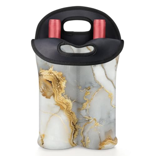 Wine Carrier Tote Personalized Bag for 2 Bottles (Style 12 / 10*14.5)