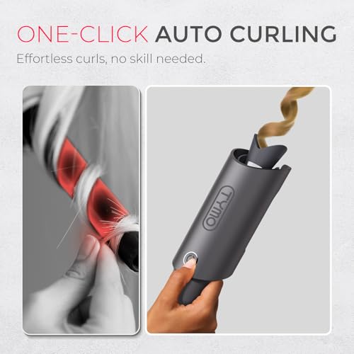 Automatic Rotating Curling Iron (1 inch / Metallic Gray)