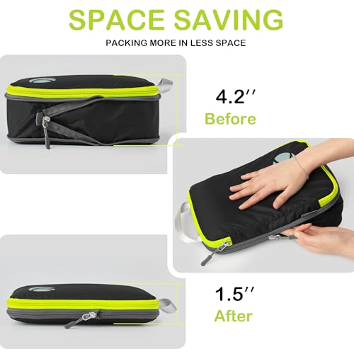 Compression Packing Cubes (Black / 3PCS)