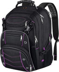 Unisex 18.4 Inch Laptop Backpack (Purple)