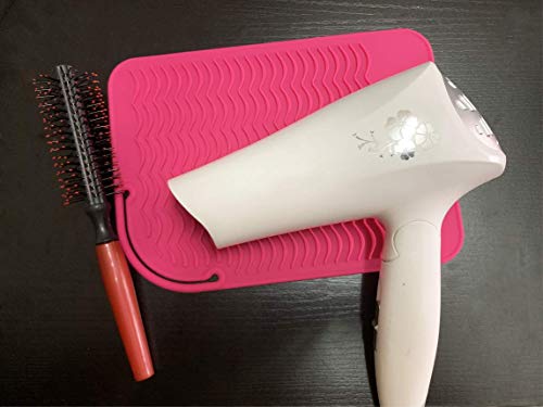 Heat Resistant Mat for Curling Iron (Pink)
