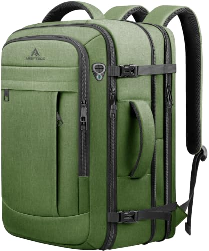 Large Travel Laptop Backpack for Men (Green / 17.3 Inch (20''x13''x10''))