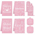 Pink Kitchen Decor Set (Pink)