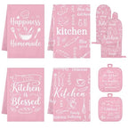 Pink Kitchen Decor Set (Pink)