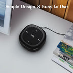 White Noise Sound Machine with 30 Soothing Sounds 36 Adjustable Volume Brown Noise Sound Machines for Sleep Office Privacy Bedroom 4 Timers Memory Function Sleep Sound Machine Baby Adult Elderly Care (Dark Black)