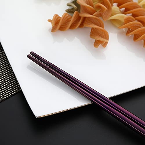 Travel Utensils with Case (Purple)