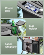 Folding Camping Chair (Grey / 1PC (24.8"D x 37.4"W x 39.2"H))