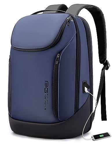 Business Smart Backpack Waterproof fit 15.6 Inch Laptop Backpack with USB Charging Port (Large / Blue)