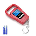 Digital Fish Scale Hanging Scale Fishing Scale (Red)