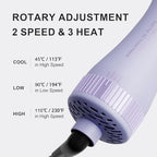 Dual Voltage Hair Dryer Brush 110 (50mm Oval / Purple)
