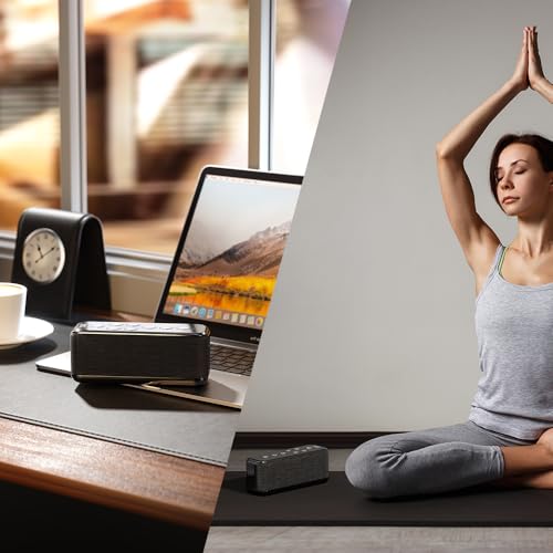 Rechargeable Sound Machine with Bluetooth Speaker (Black / Black - Bluetooth)
