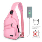 Crossbody Bag for Women (Light Coral / Small)