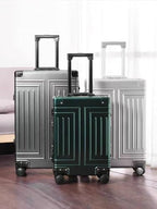 All Aluminum Carry On Luggage (green / 20 inch)