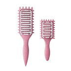 Curl Defining Brush for Curly Hair (2Pcs Pink)