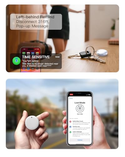 Apple MFi Certified] Tracker Tags (1-White)