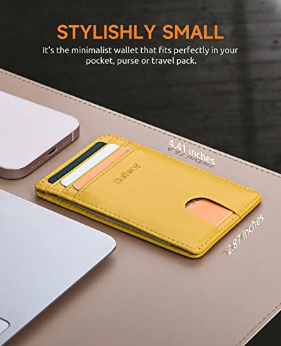 Mens Slim Wallet (Seattle Yellow)