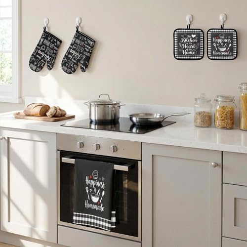 Black Kitchen Decor Set (Black)