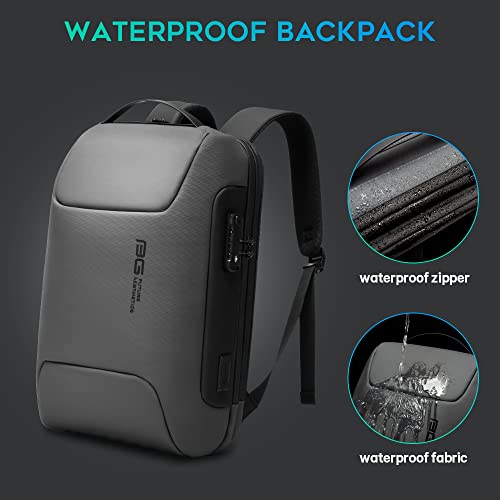 Anti Theft Backpack (Grey)