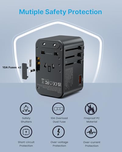 Universal Travel Adapter 100W GaN