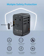 Universal Travel Adapter 100W GaN