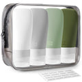 Travel Bottles for Toiletries (Green 2oz / 2 Ounce)