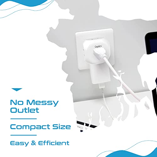 India Pakistan Travel Adapter (2 Pack / Type D - India / Pakistan)