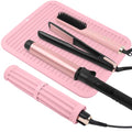 Silicone Heat Resistant Mat for Hair Tools (Pink / Oversize)