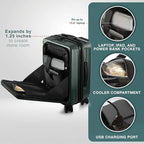 3 Piece Luggage Sets (3 Piece Set (20"/24") / Green)