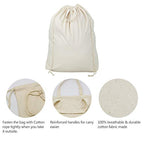 2 Pcs Laundry Basket Hamper Liner Replacement Bags (Beige,2pcs)