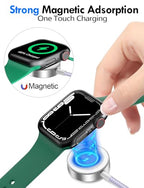 1Pack Travel Essentials for Apple Watch Charger (Purple / 1Pack-4FT)