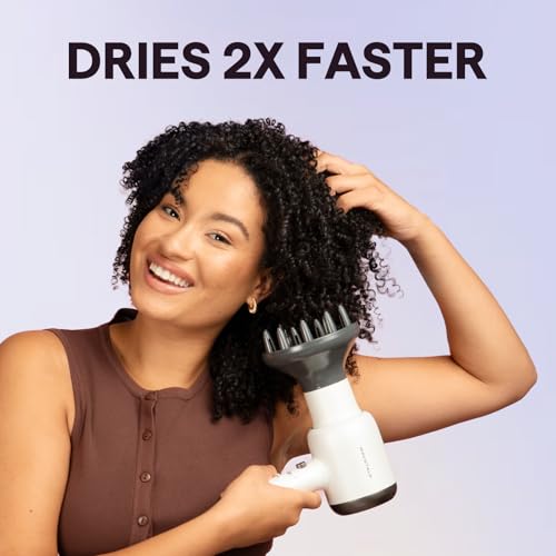 Blown Away Ionic Hair Dryer with Diffuser for Curly Hair (Sky Blue)