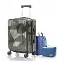 20 inch Carry On Luggage Expandable Top Opening (Grey / 20 Inch (Standard))