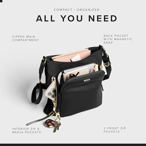 Voyageur Tyler Crossbody (One Size / Black/Gold)